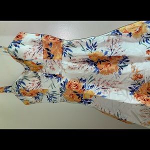 NEVER WORN! Floral Tulle mini dress.